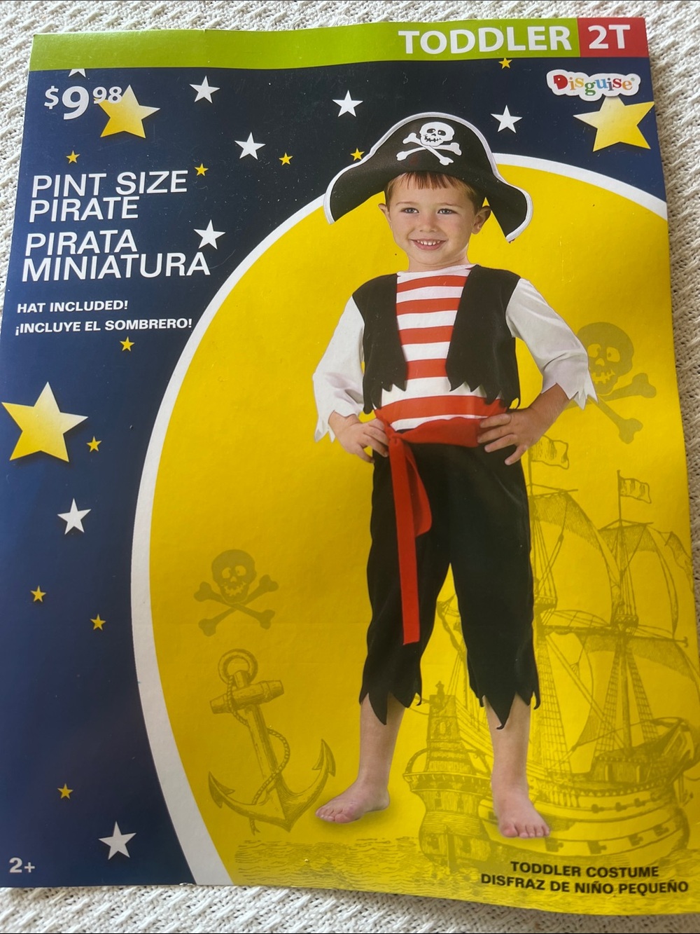 2T Disguise Toddler Pirate Costume